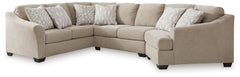 Whether youâ€™re the host with the most or you want seating with space for the whole family, this sectional with cuddler gives everyone room to sprawl out in style. Its contemporary silhouette expertly blends an on-trend aesthetic and everyday comfort. An
