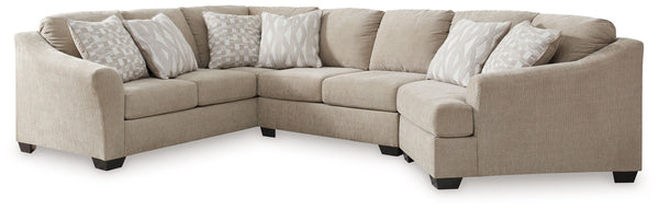 Whether youâ€™re the host with the most or you want seating with space for the whole family, this sectional with cuddler gives everyone room to sprawl out in style. Its contemporary silhouette expertly blends an on-trend aesthetic and everyday comfort. An