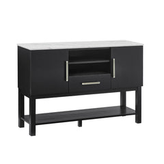This sleek and modern storage solution is designed to elevate your living space with a perfect blend of functionality and style. Its elegant dark finish exudes sophistication, while the spacious interior offers a variety of storage options, including mult