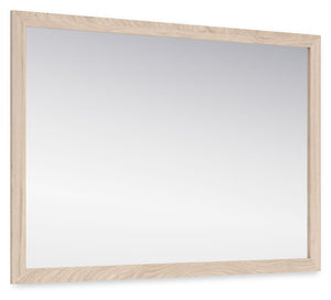 Transform your bedroom with this mirror. With its clean lines and light finish, it exudes a minimal and sophisticated boho style. Tailor your space and create the perfect reflection of your excellent taste.<br><br><b>Additional Dimensions</b><br><ul><li>A