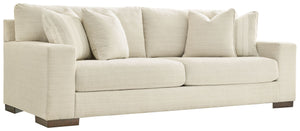 Classic comfort gets a mod twist with this sofa. Its minimalistic approach and structured silhouette bring a clean-lined design element to your living room. Sink into the positively plush cushions while relaxing solo, or curl up with a glass of wine while