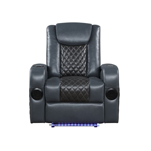  Wireless Charger & Cupholder - Blue & Black