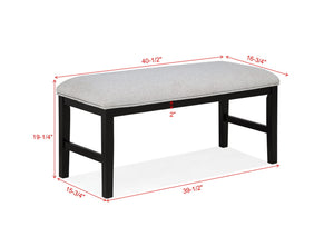  concrete-inspired tabletop and sleek black supports