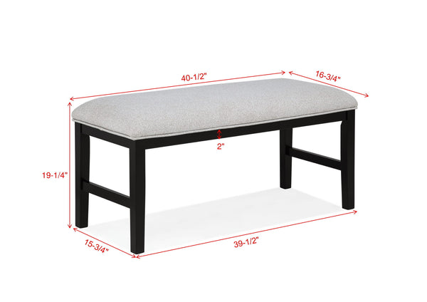  concrete-inspired tabletop and sleek black supports