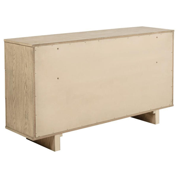 Kailani - 9-Drawer Dresser Cabinet - Beige Oak