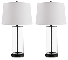 With its linear design and transparent glass, this table lamp makes it perfectly clear that less is more. And with a built-in USB-C charging, this lamp illuminates your space with a techno-cool vibe.<br><br><b>Additional Dimensions</b><br><ul><li>Base: 0-