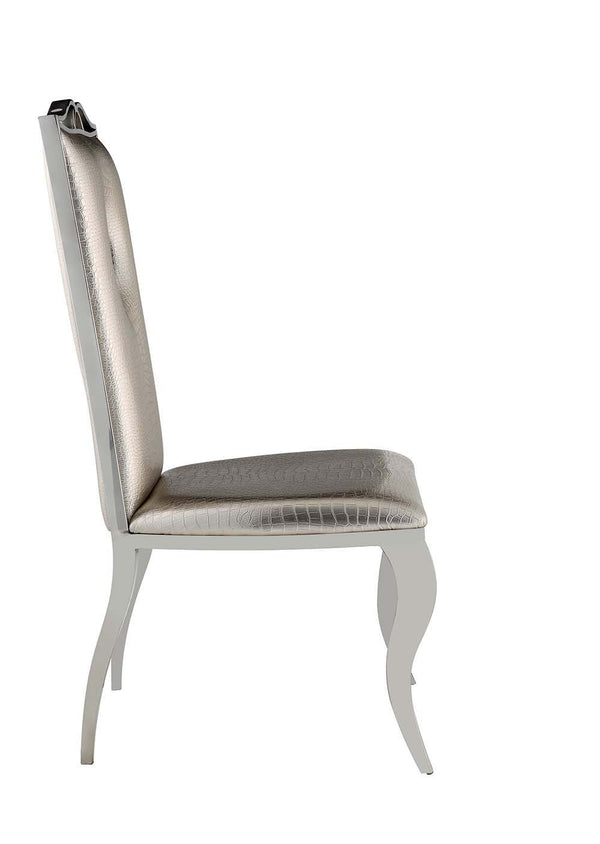 Cyrene - Side Chair (Set of 2) - Beige - Metal