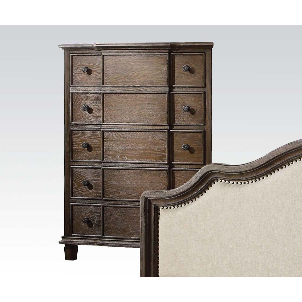 5 Drw Drawer: GLIDE Side Metal (Ball Bearing), DT French Front & English Back, Felt-Lined Top Drawer ASTM F2057 - 17 & ASTM F3096 - 14 Compliant (YES)<br/><br/><b>Product Features</b><ul><li>5 Drw</li><li>Casegood Drawer: GLIDE Side Metal, Dovetail French
