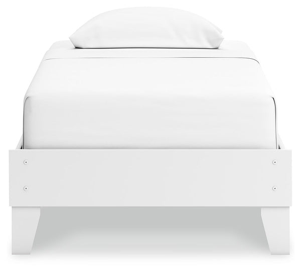 Hallityn - White - Twin Platform Bed
