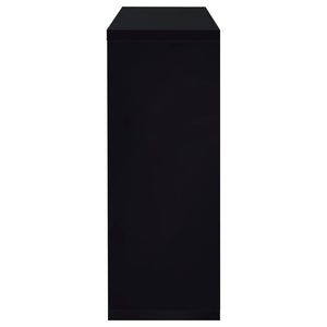  it looks elegant in a dining area or recreation room. Complete with a gorgeous gloss black finish and shining chrome ac
