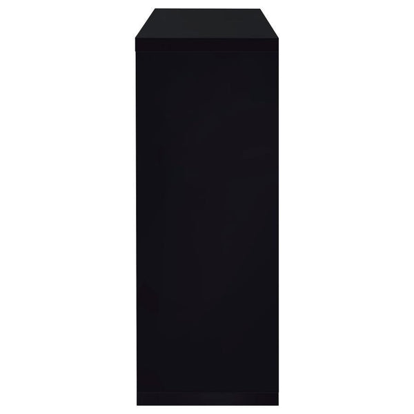  it looks elegant in a dining area or recreation room. Complete with a gorgeous gloss black finish and shining chrome ac