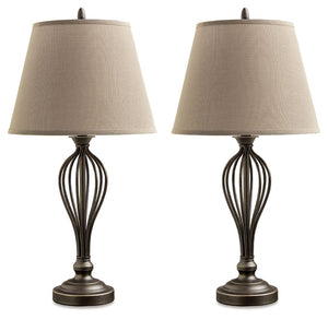 Allow this table lamp to add a bit of rustic style to your home. With a graceful spiral design, it-'s the perfect accent for farmhouse, urban or traditional interiors. And with USB-C charging in the base, this lamp is practical as well as ornamental.<br><