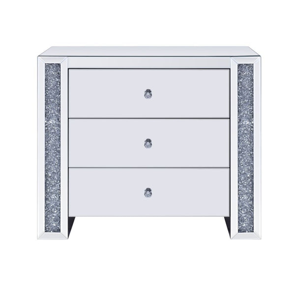 Noralie - Accent Table - Mirrored - 32"