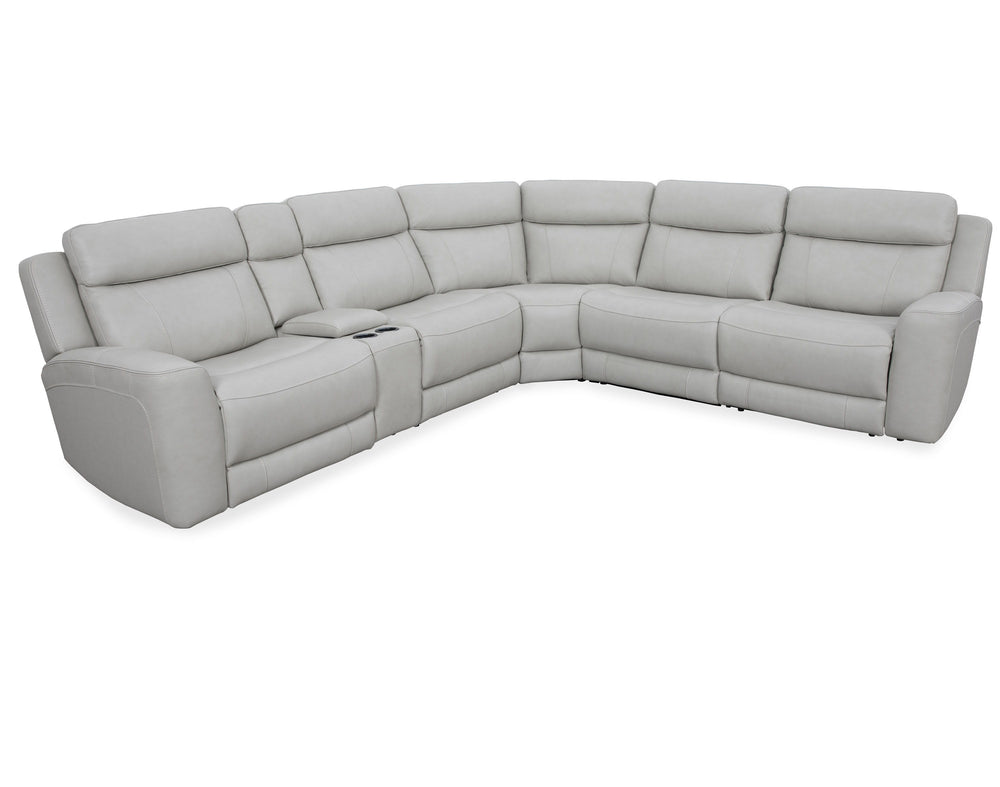 Introducing our comfortable and convenient Calgary Sectional, designed with relaxation in mind. Calgary features power recline and headrest controls, allowing you to adjust your seating position easily. The over-padded headrests provide extra comfort, and