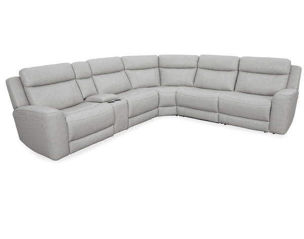  designed with relaxation in mind. Calgary features power recline and headrest controls