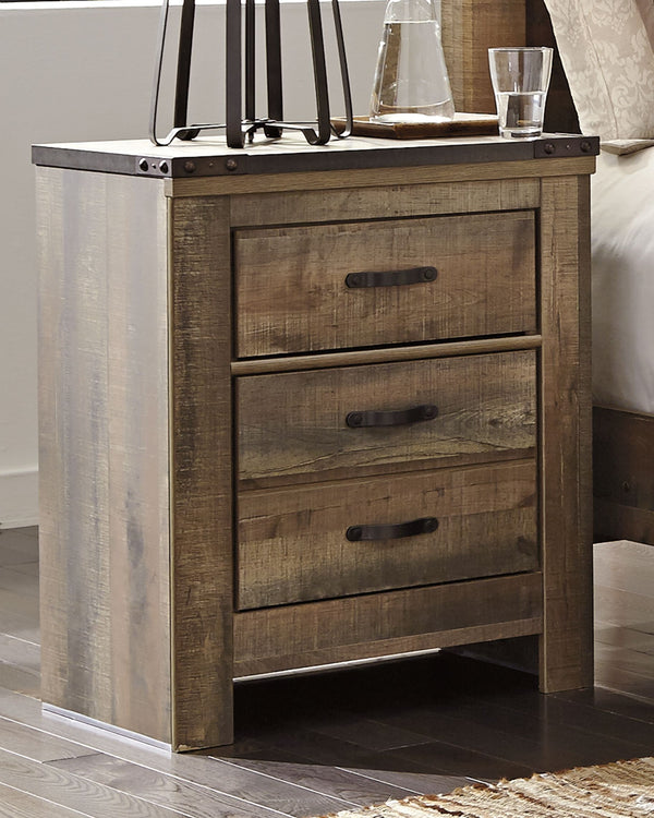  this nightstand matches their authenticity. Its rustic finish