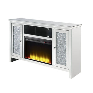 Noralie - TV Stand - Mirrored & Faux Diamonds - 36"