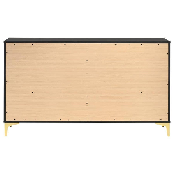 Kendall - 6-Drawer Dresser - Black