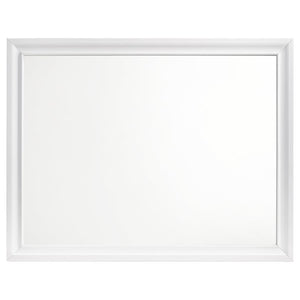  white finish gives it a light