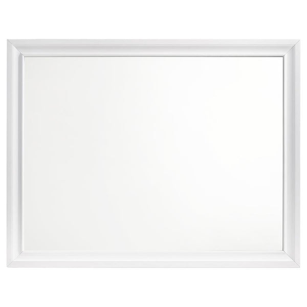  white finish gives it a light