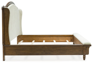 Sturlayne - Brown - King Upholstered Panel Bed
