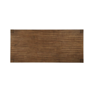  this table boasts a durable construction that ensures longevity. The clear Chestnut Brown finish highlights the natural beauty of the wood grain