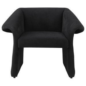Ramsey - Upholstered Sloped Arm Accent Chair - Black