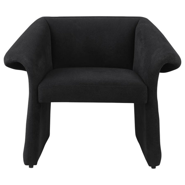 Ramsey - Upholstered Sloped Arm Accent Chair - Black