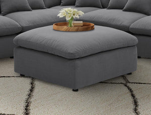  perfect for adding both comfort and functionality to your home. Upholstered in a chic charcoal grey performance fabric