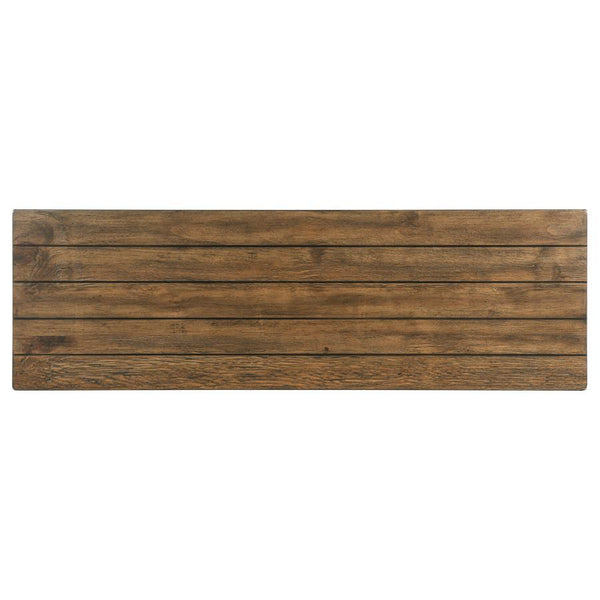 Payne - Wood Entryway Sofa Console Table - Distressed Brown