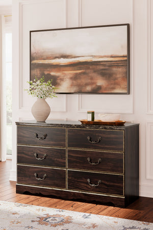  its sophisticated elements blend together to display your love of traditional aesthetics. Glossy reddish/brown finish 