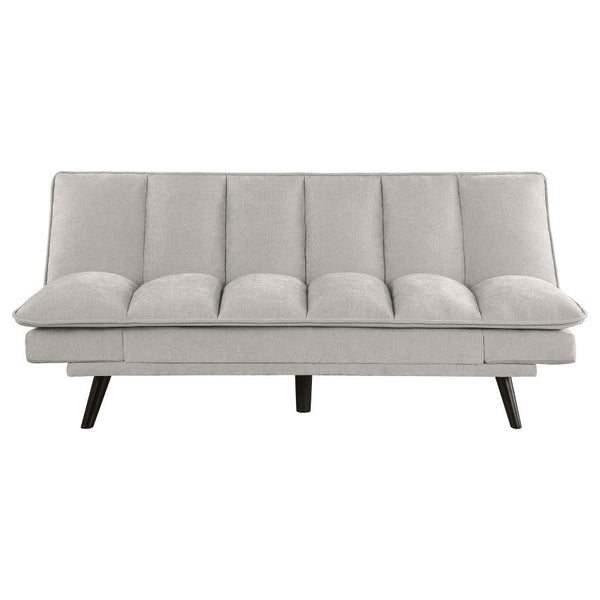 Laredo - Upholstered Tufted Convertible Sofa Bed - Light Gray