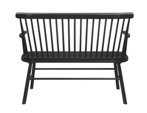 Jerimiah Spindleback Bench Black