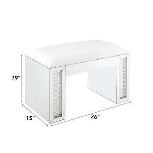 Nysa - Vanity Stool - Ivory PU