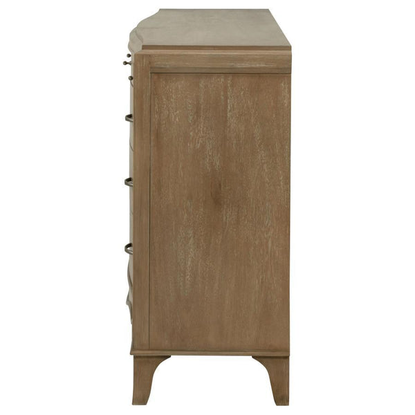 Revello - 8-Drawer Bedroom Dresser - Washed Mango