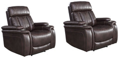Take a seat and recline in seconds in this smooth and stylish Power Recliner. More than just beautiful, this innovative chair takes comfort to new heights with just the touch of a button. Offering effortless relaxation, it-'s sure to become your favorite 