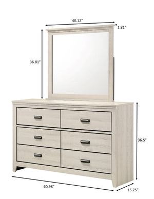 Carter - Queen 4 Piece Bedroom Set - White