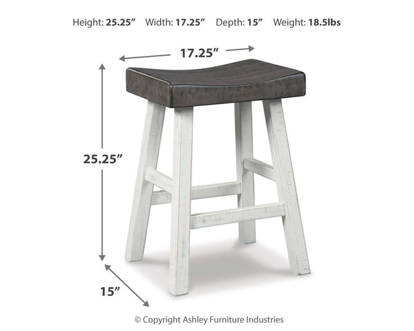 Glosco - White - Stool (Set of 2)
