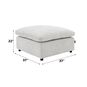 Naveen - Modular Ottoman - Ivory