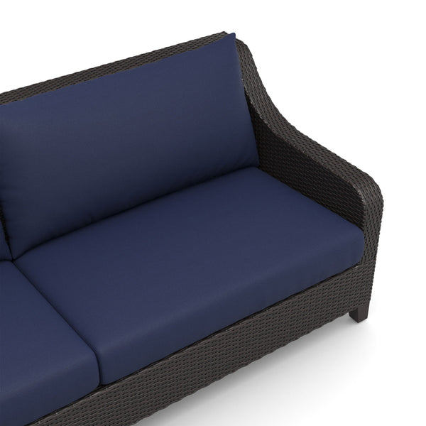 Skye - 2 Piece Outdoor Set (Sofa & Slat Top Coffee Table) - Blue