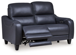 Mercomatic - Ocean - Power Reclining Loveseat With Adj Headrest