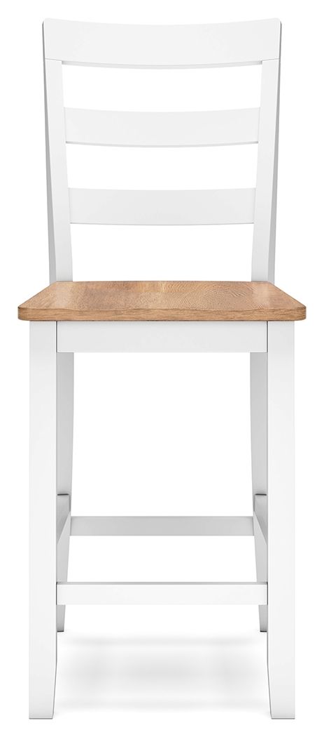 Gesthaven - Natural / White - Barstool (Set of 2)