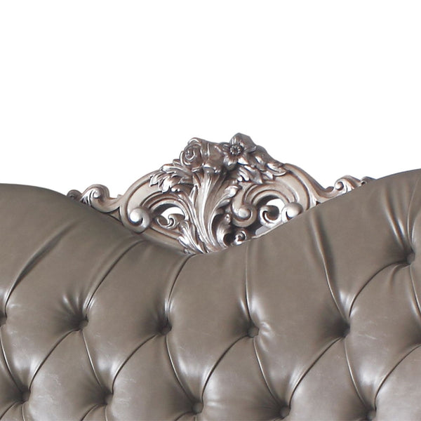 Dresden - Loveseat - Vintage Bone White & PU