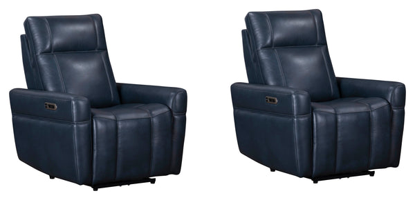 Discover Bradford, a comfortable zero-gravity power recliner with an adjustable headrest. Its stylish top-grain leather, double-piped seams on the arms, and single-piped seams on the footrest give this recliner an upscale look. With USB and USB-C ports on