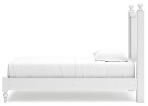 Mollviney - White - Twin Panel Bed