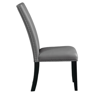  while the upholstered cha