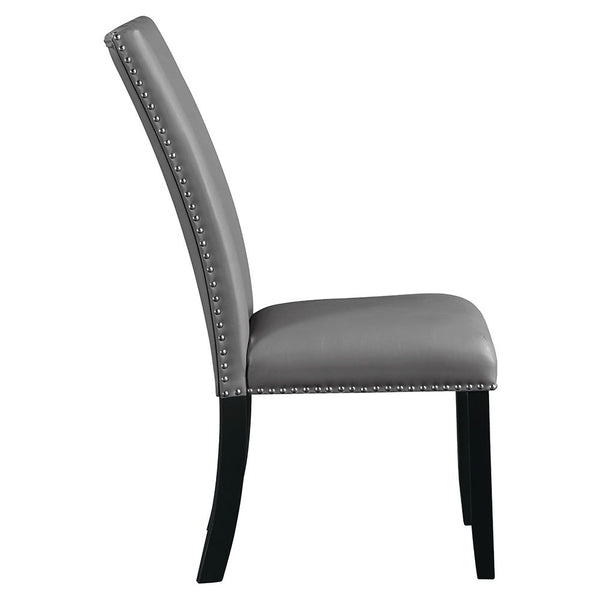  while the upholstered cha