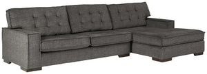 Coulee Point - Charcoal - Right Arm Facing Chaise 2 Pc Sectional