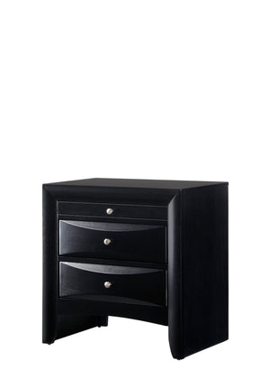 Emily - Queen 4 Piece Bedroom Set - Black