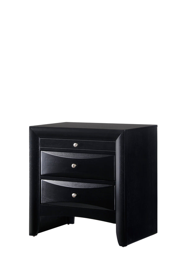 Emily - Queen 4 Piece Bedroom Set - Black